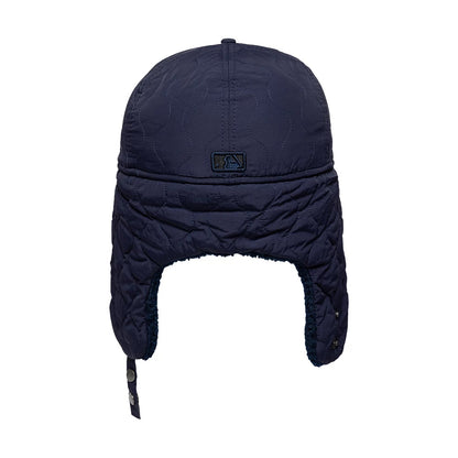 Pictured is this MLB Quilted LA Dodgers Dogear 59FIFTY Fitted cap in navy. 8