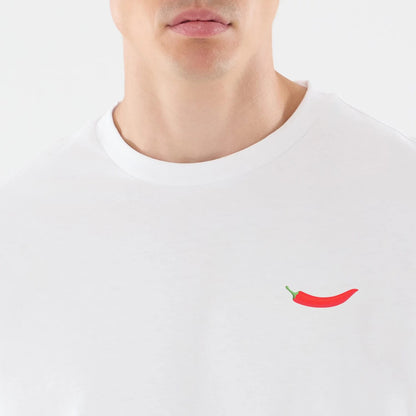 The model is wearing this Carlos Sainz Team Fifty5 Oversized T-Shirt in white. 4