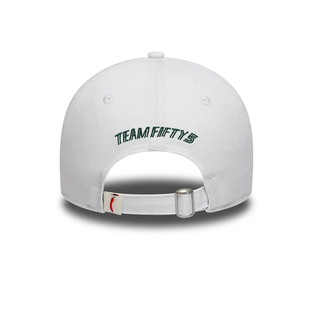 Pictured is this Carlos Sainz Team Fifty5 Chilli 9TWENTY cap in white. 5