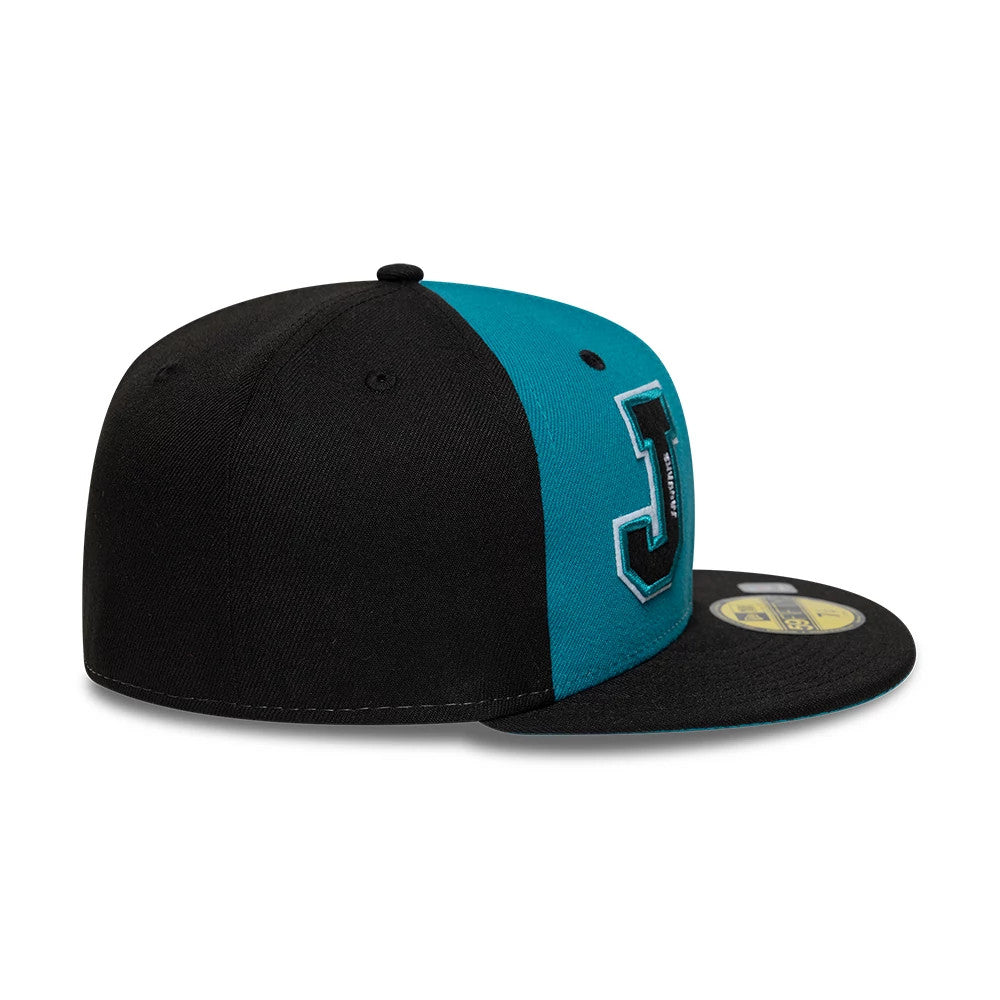 Pictured is this NFL International Games Jacksonville Jaguars 59FIFTY Fitted cap in black. 6