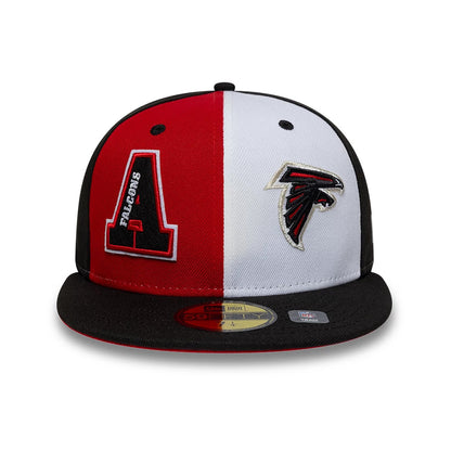 Pictured is this NFL International Games Atlanta Falcons 59FIFTY Fitted cap in black. 2