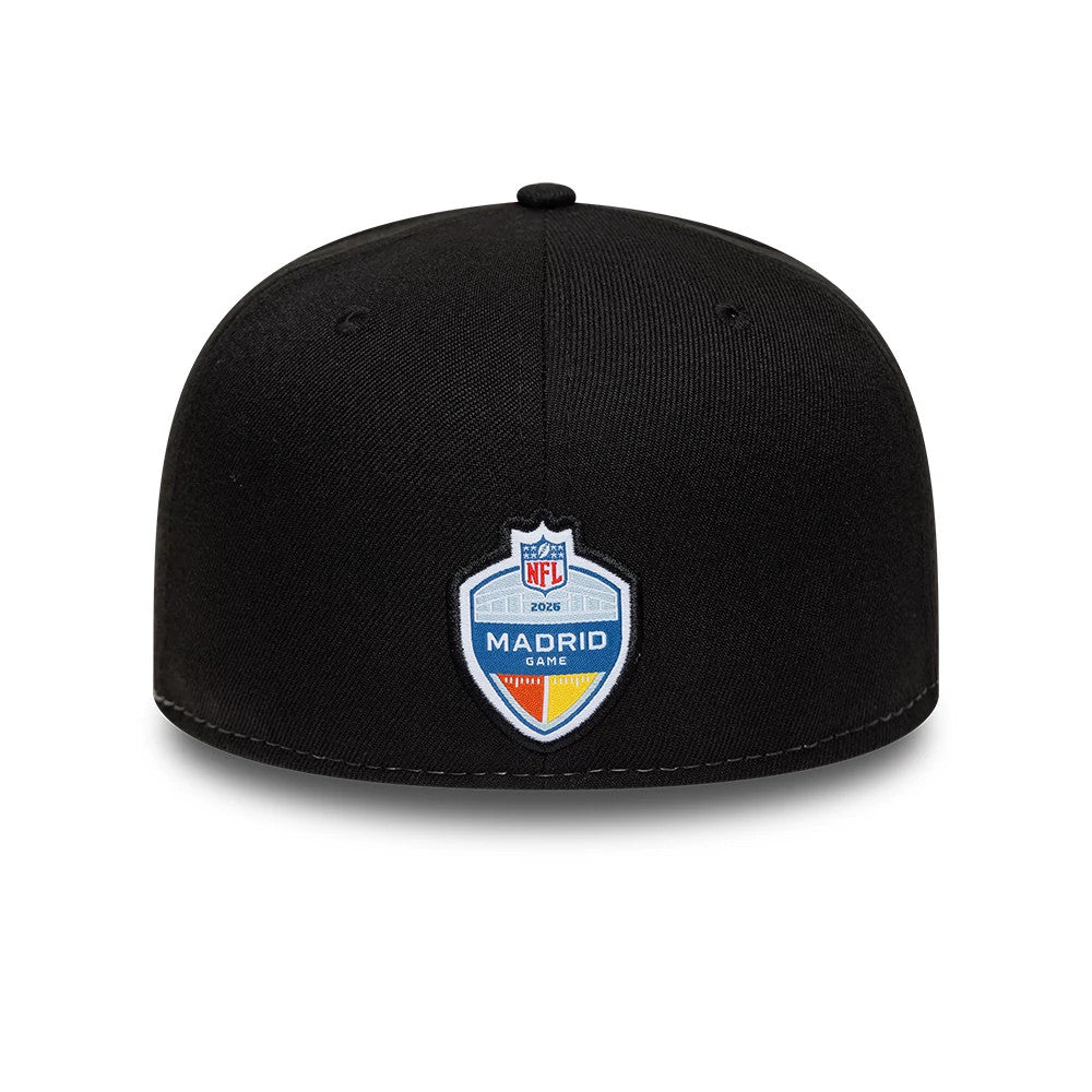 Pictured is this NFL International Games Atlanta Falcons 59FIFTY Fitted cap in black. 4