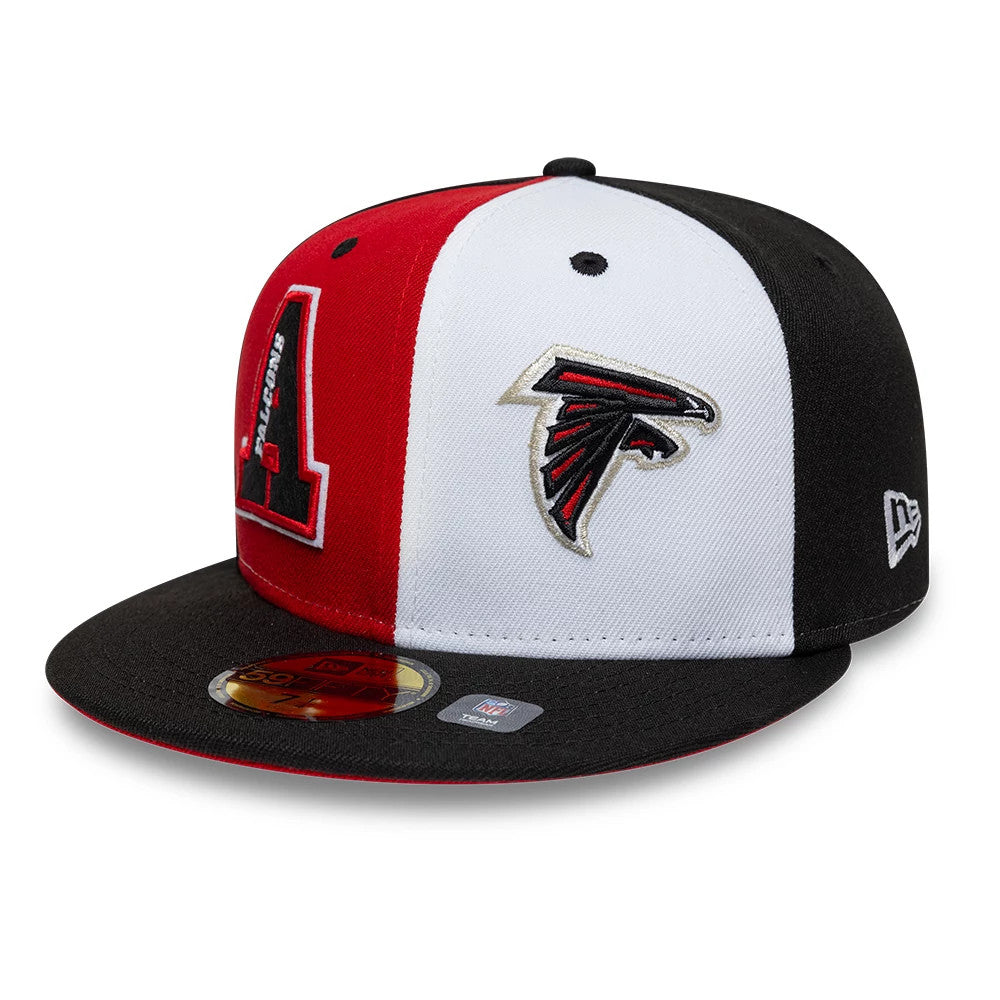 Pictured is this NFL International Games Atlanta Falcons 59FIFTY Fitted cap in black. 1
