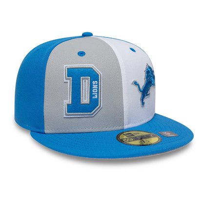 Pictured is this NFL International Games Detroit Lions 59FIFTY Fitted cap in blue. 3