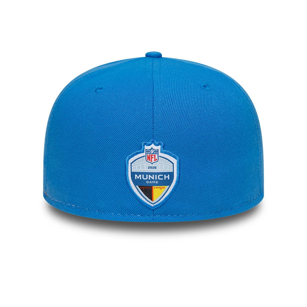 Pictured is this NFL International Games Detroit Lions 59FIFTY Fitted cap in blue. 4