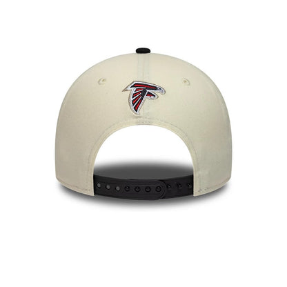 Pictured is this NFL International Series Games 2026 Madrid Atlanta Falcons 9FORTY M-Crown cap in white & black. 5
