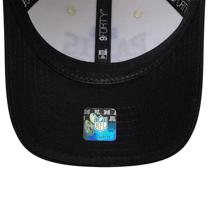 Pictured is this NFL International Games 2026 Paris New Orleans Saints 9FORTY M-Crown cap in white & black. 7