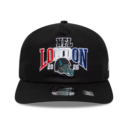 Pictured is this NFL International Games 2026 London Jacksonville Jaguars 19TWENTY cap in black. 4