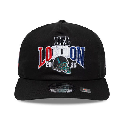 Pictured is this NFL International Series Games 2026 London Jacksonville Jaguars 19TWENTY cap in black. 4