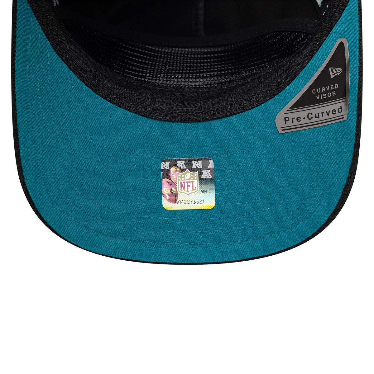 Pictured is this NFL International Series Games 2026 London Jacksonville Jaguars 19TWENTY cap in black. 2