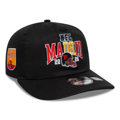 Pictured is this NFL International Series Games 2026 Madrid Atlanta Falcons 19TWENTY cap in black. 1