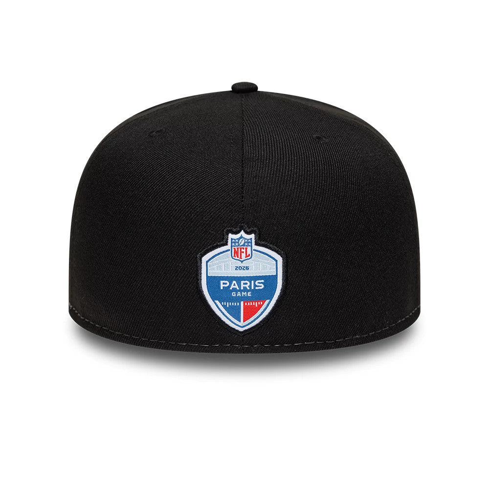 Pictured is this NFL International Games Pittsburgh Steelers 59FIFTY Fitted cap in black. 4