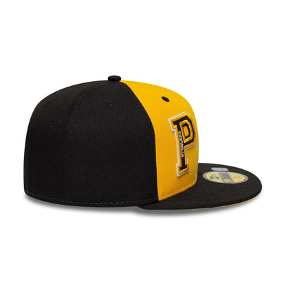 Pictured is this NFL International Games Pittsburgh Steelers 59FIFTY Fitted cap in black. 6