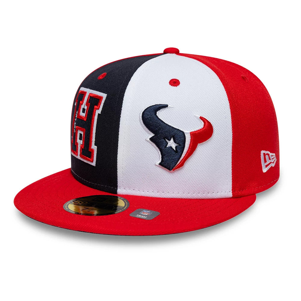 Pictured is this NFL International Games Houston Texans 59FIFTY Fitted cap in navy. 1