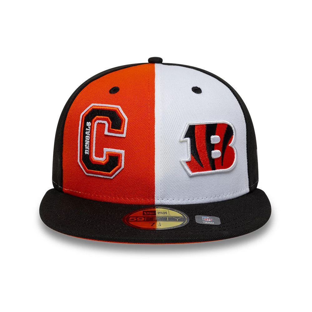 Pictured is this NFL International Games Cincinnati Bengals 59FIFTY Fitted cap in black. 2