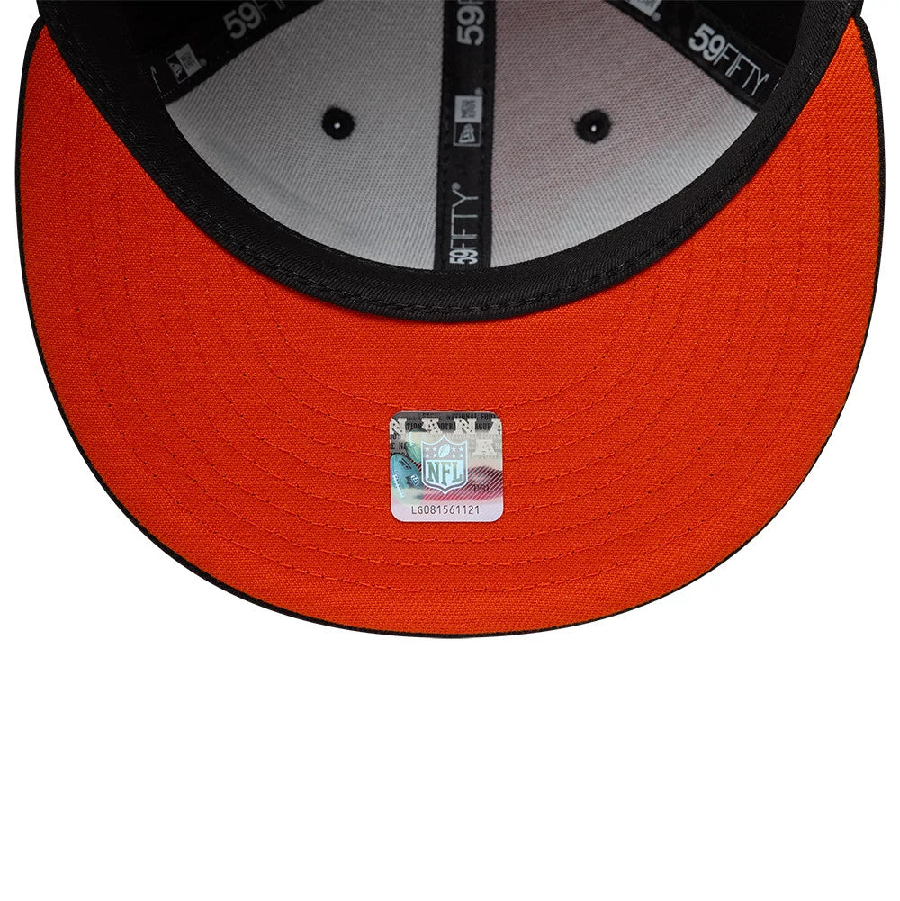 Pictured is this NFL International Games Cincinnati Bengals 59FIFTY Fitted cap in black. 7