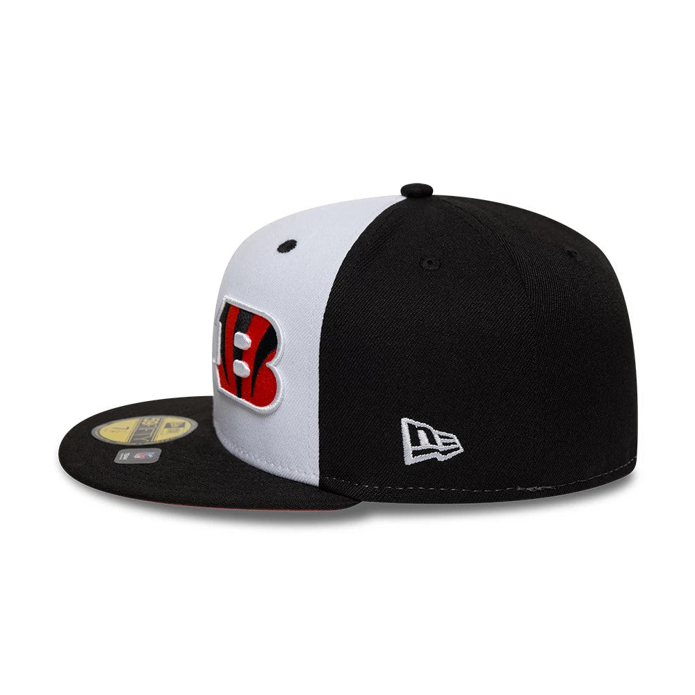 Pictured is this NFL International Games Cincinnati Bengals 59FIFTY Fitted cap in black. 5