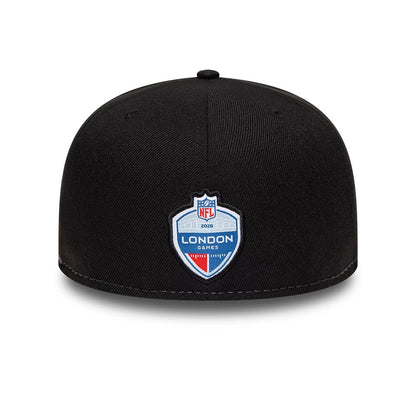 Pictured is this NFL International Games Philadelphia Eagles 59FIFTY Fitted cap in black. 4