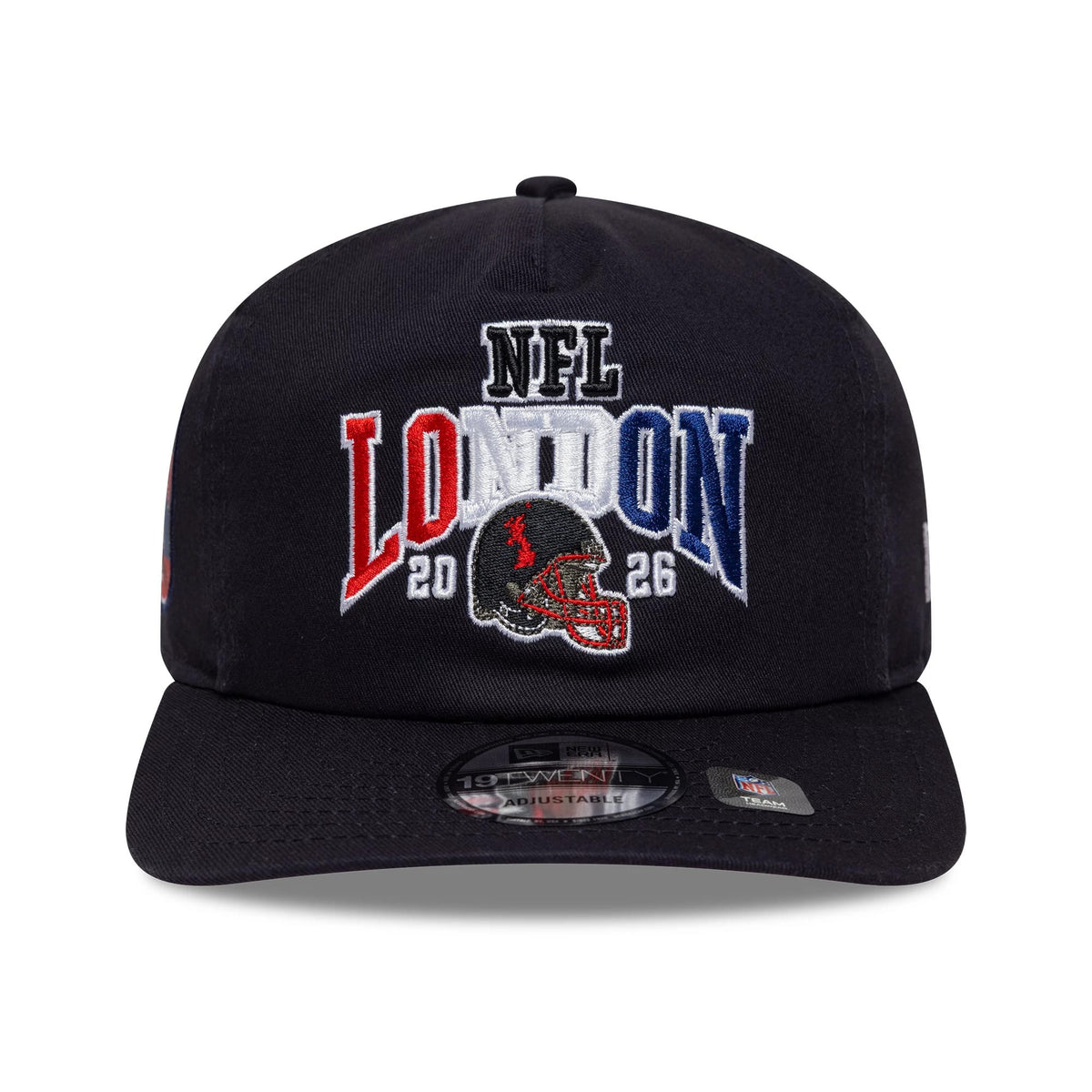 Pictured is this NFL International Series Games 2026 London Houston Texans 19TWENTY cap in black. 3
