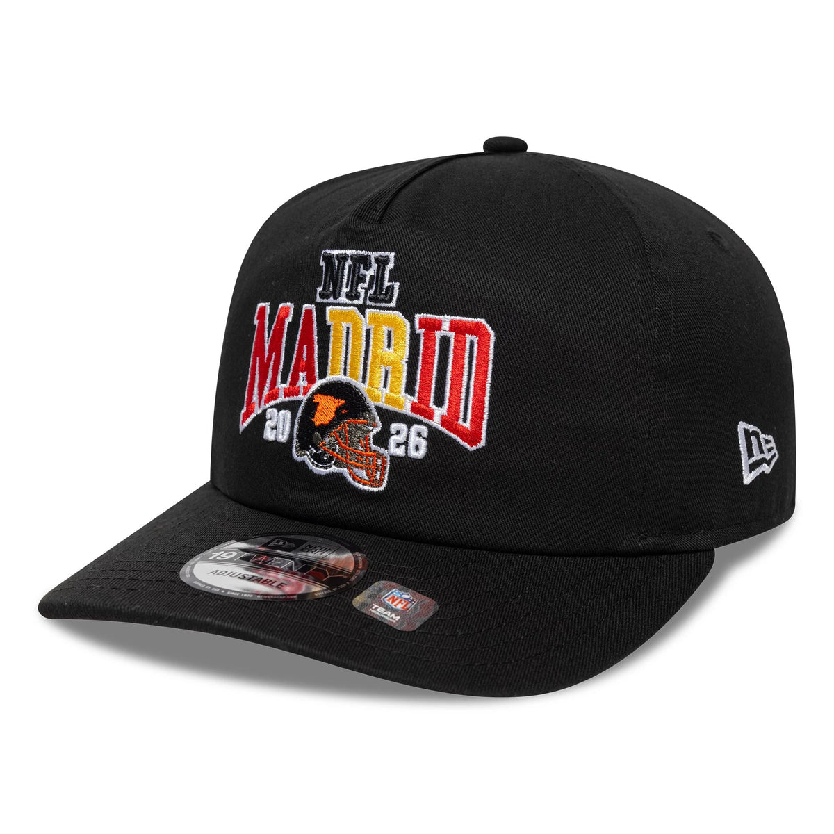Pictured is this NFL International Series Games 2026 Madrid Cincinnati Bengals 19TWENTY cap in black. 4