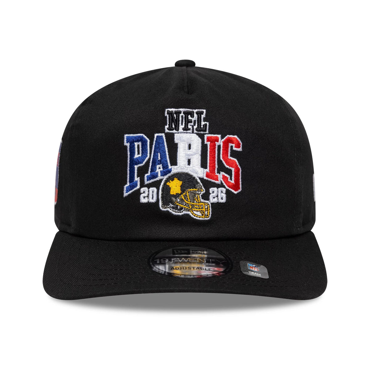 Pictured is this NFL International Series Games 2026 Paris Pittsburgh Steelers 19TWENTY cap in black. 3