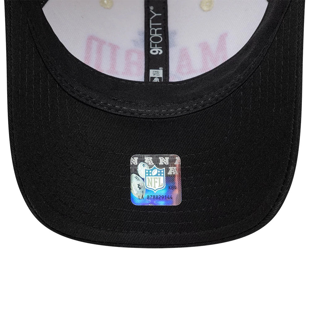 Pictured is this NFL International Games 2026 Madrid Cincinnati Bengals 9FORTY M-Crown cap in white & black. 7