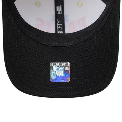 Pictured is this NFL International Series Games 2026 Paris Pittsburgh Steelers 9FORTY M-Crown cap in white & black. 7