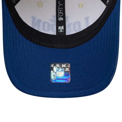 Pictured is this NFL International Games 2026 London Indianapolis Colts 9FORTY M-Crown cap in white & blue. 7