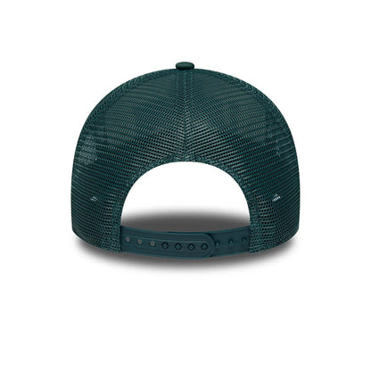 Pictured is this NFL International Series Games 2026 London Philadelphia Eagles 9FORTY A-Frame Trucker cap in dark green. 5