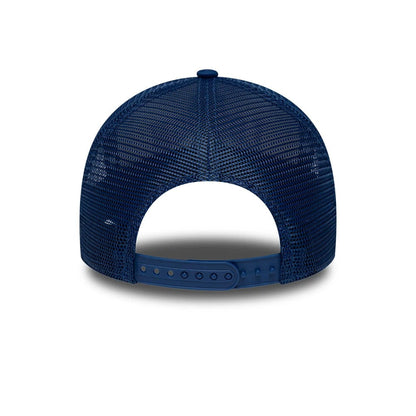 Pictured is this NFL International Series Games 2026 London Indianapolis Colts 9FORTY A-Frame Trucker cap in blue. 5