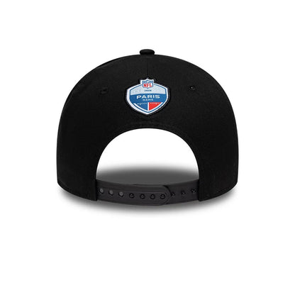 Pictured is this NFL International Series Games 2026 Paris Pittsburgh Steelers 9FORTY cap in black. 6