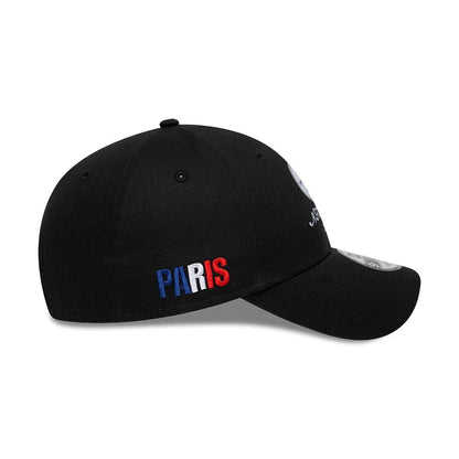 Pictured is this NFL International Series Games 2026 Paris Pittsburgh Steelers 9FORTY cap in black. 7