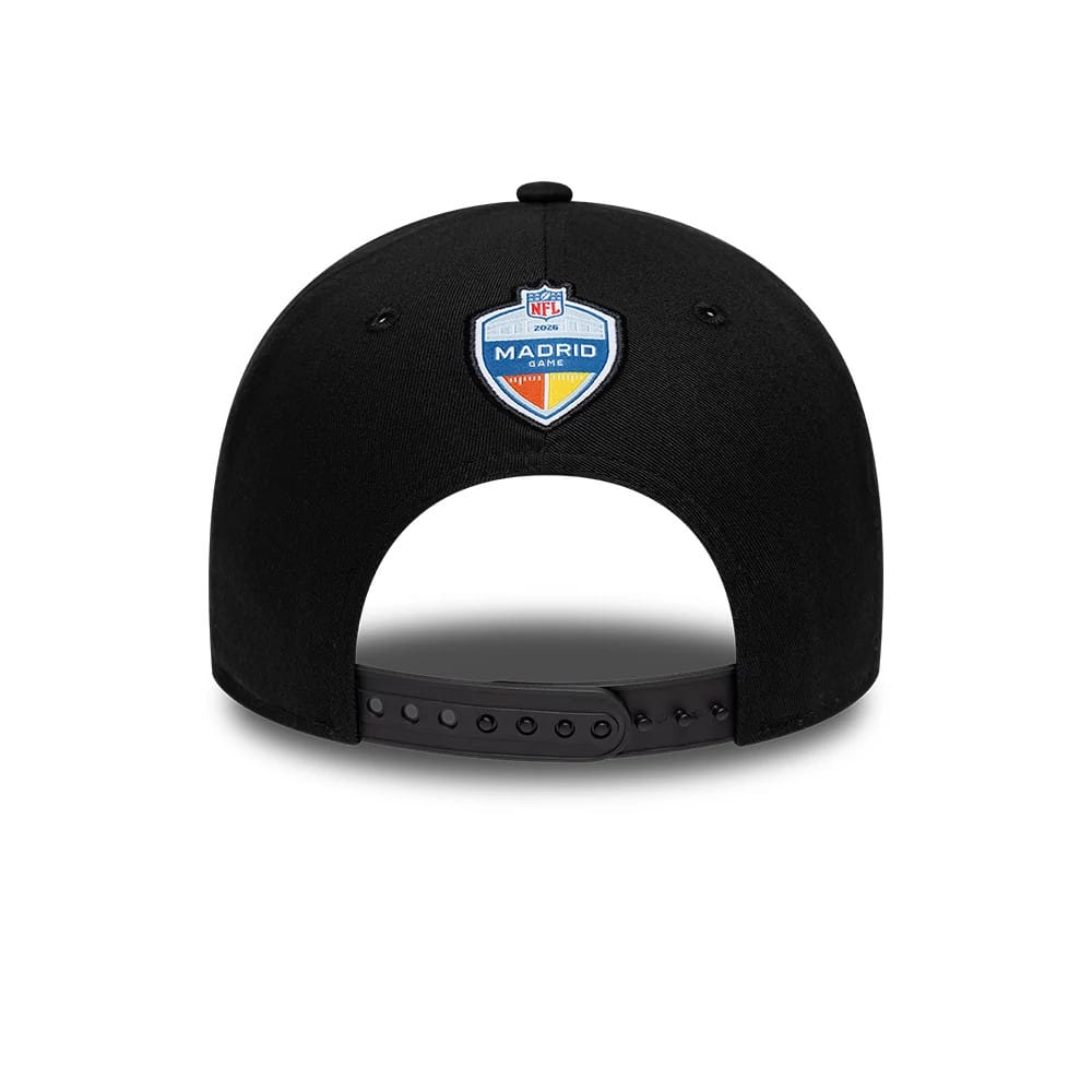Pictured is this NFL International Series Games 2026 Madrid Cincinnati Bengals 9FORTY cap in black. 6