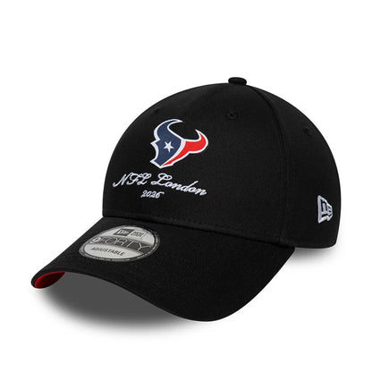 Pictured is this NFL International Series Games 2026 London Houston Texans 9FORTY cap in black. 4