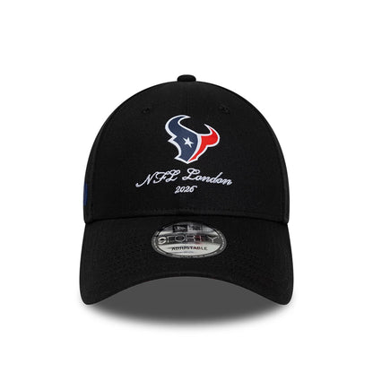 Pictured is this NFL International Series Games 2026 London Houston Texans 9FORTY cap in black. 3