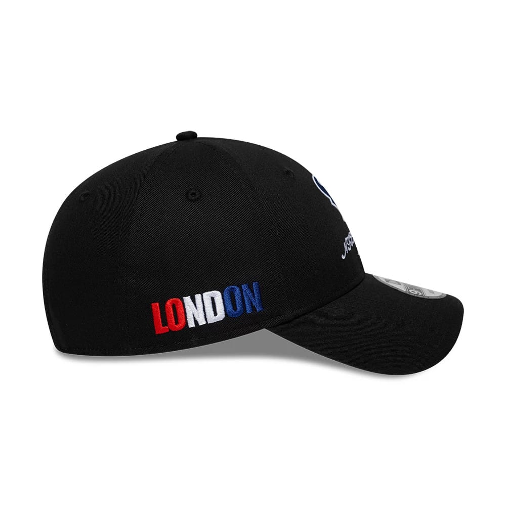 Pictured is this NFL International Series Games 2026 London Houston Texans 9FORTY cap in black. 5