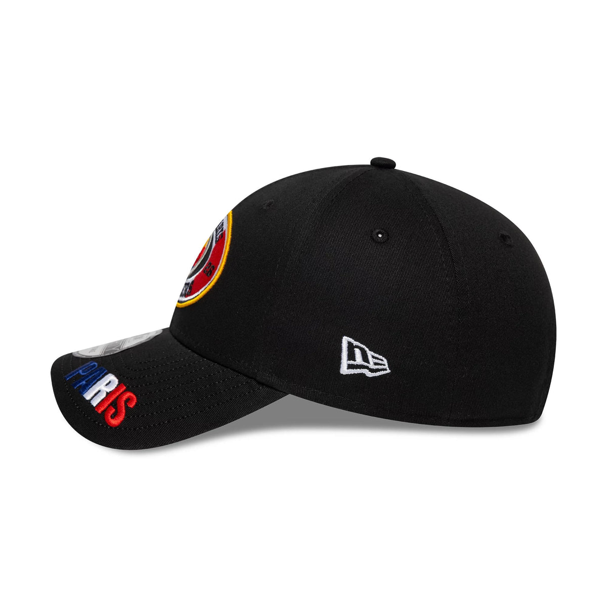 Pictured is this NFL International Series Games 2026 Paris Pittsburgh Steelers 9FORTY cap in black. 5