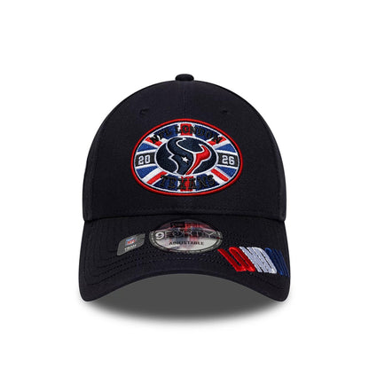 Pictured is this NFL International Games 2026 London Houston Texans 9FORTY cap in navy. 2