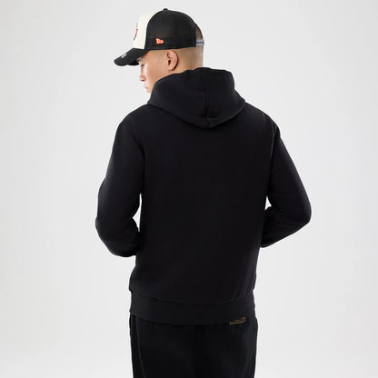 The model is wearing this NFL International Series Games 2026 Cincinnati Bengals Pullover Hoodie in black. 2