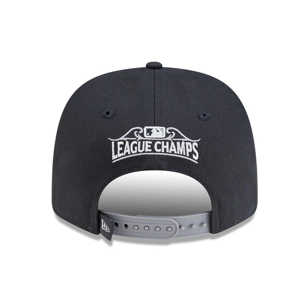 Pictured is this Tampa Bay Rays MLB American League Championship Series 2026 9SEVENTY Stretch Snap Adjustable cap in charcoal. 6
