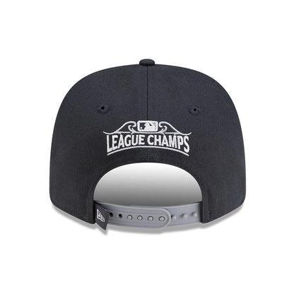 Pictured is this Tampa Bay Rays MLB American League Championship Series 2026 9SEVENTY Stretch Snap Adjustable cap in charcoal. 6