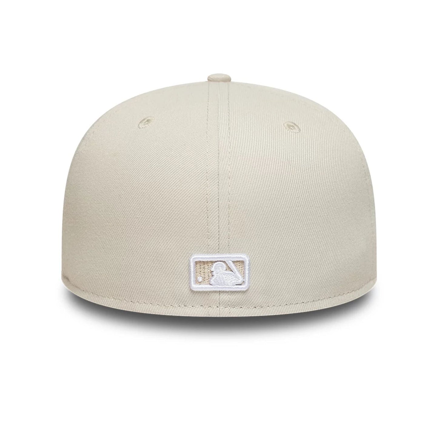 Pictured is this MLB New York Yankees 59FIFTY Fitted cap in beige. 5