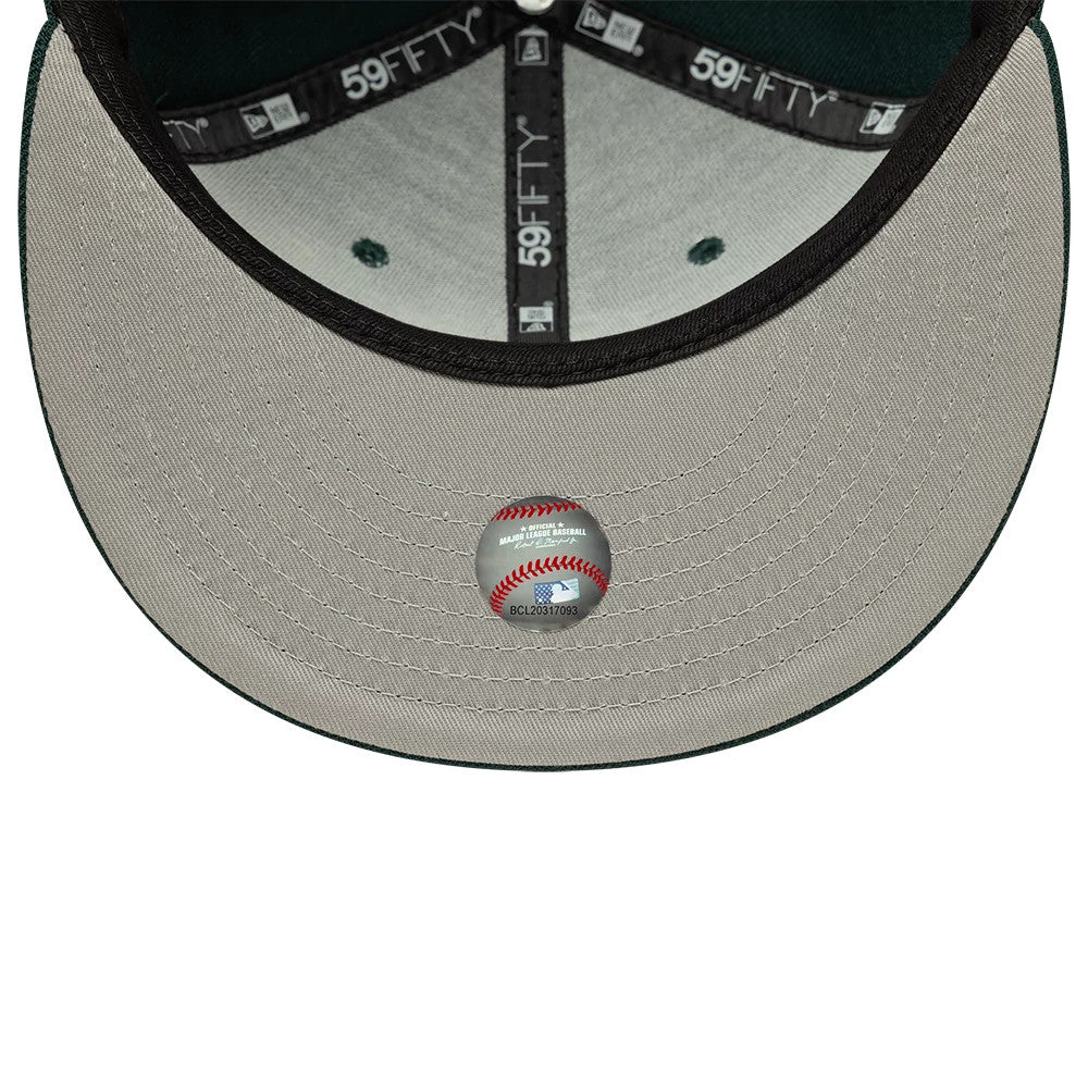 Pictured is this MLB Chicago White Sox Core 59FIFTY Fitted cap in dark green. 2