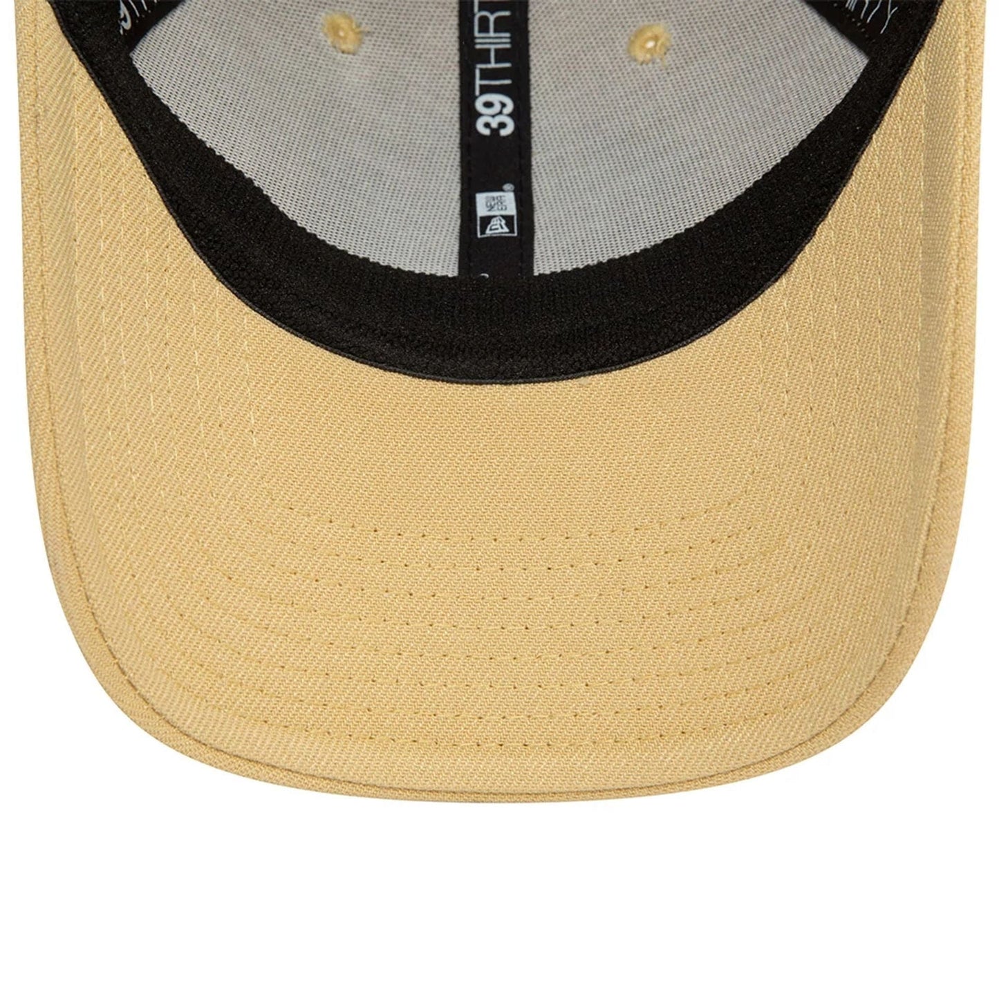 This is a New Era Beige 39THIRTY Stretch Fit Cap 7