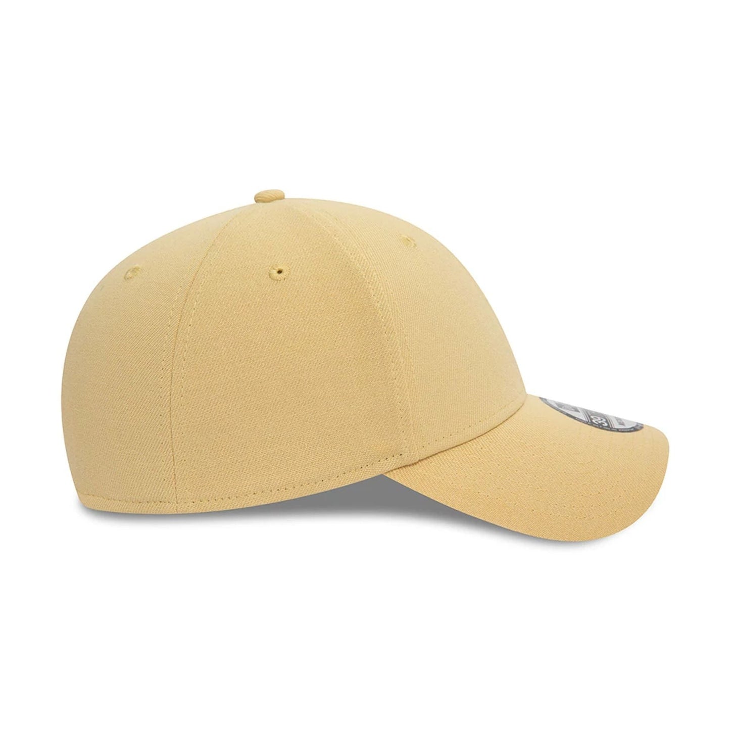 This is a New Era Beige 39THIRTY Stretch Fit Cap 5