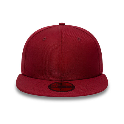 This is a New Era Dark Red 59FIFTY Fitted Cap 2