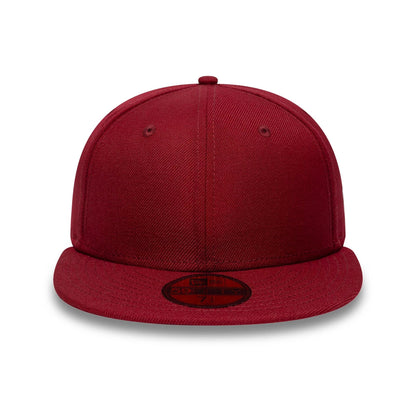 This is a New Era Dark Red 59FIFTY Fitted Cap 2