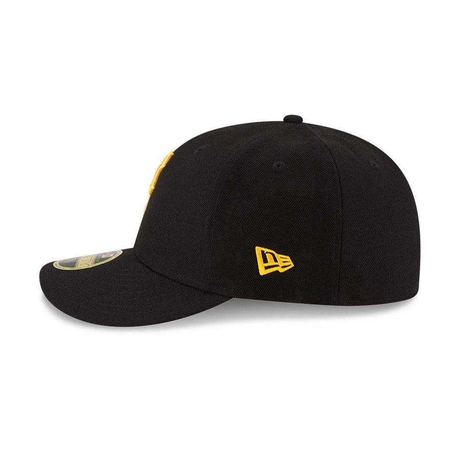 This is a Pittsburgh Pirates Authentic Collection Black Low Profile 59FIFTY Fitted Cap 4