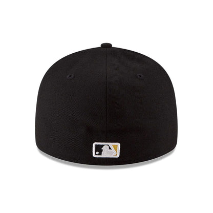 This is a Pittsburgh Pirates Authentic Collection Black Low Profile 59FIFTY Fitted Cap 6