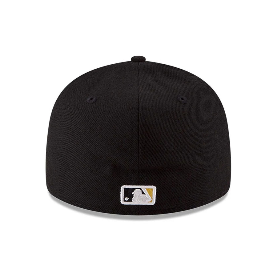 This is a Pittsburgh Pirates Authentic Collection Black Low Profile 59FIFTY Fitted Cap 6